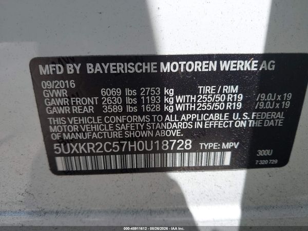 2017 BMW X5 SDRIVE35I