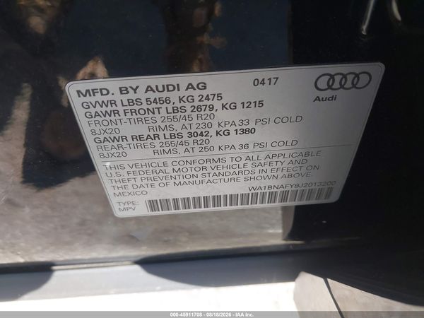 2018 AUDI Q5