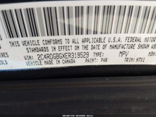2014 DODGE GRAND CARAVAN SE