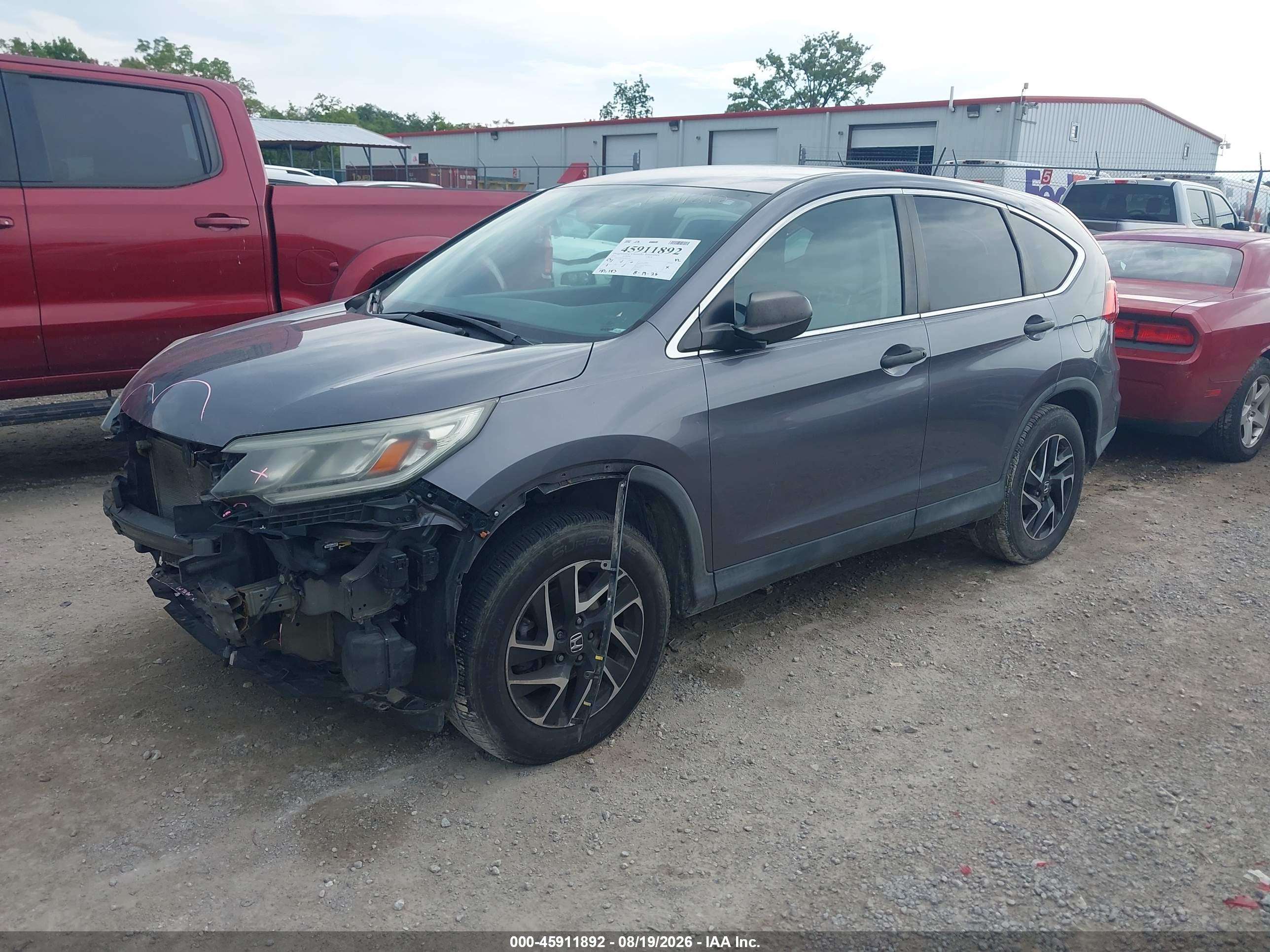 2016 HONDA CR-V SE — I2