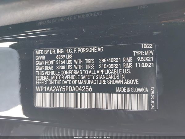 2023 PORSCHE CAYENNE PLATINUM EDITION