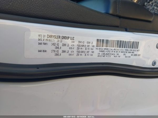 2014 DODGE DURANGO SXT — I9