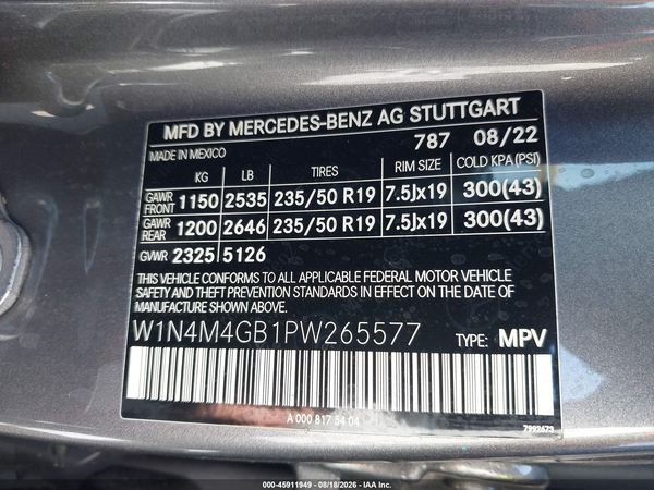 2023 MERCEDES-BENZ GLB 250 GLB250