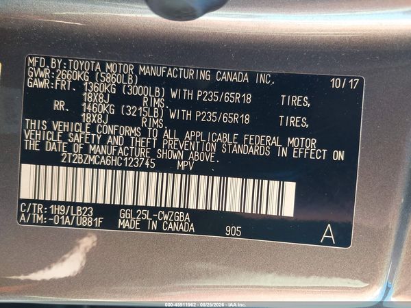 2017 LEXUS RX 350