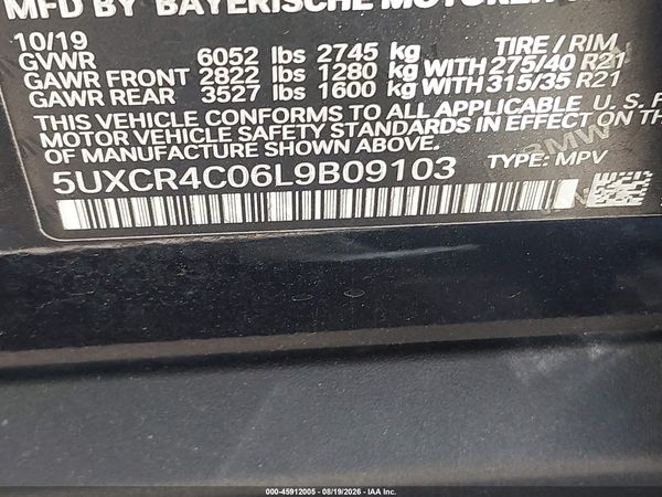 2020 BMW X5 SDRIVE40I