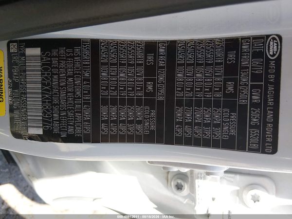 2019 LAND ROVER DISCOVERY SPORT HSE/LANDMARK EDITION