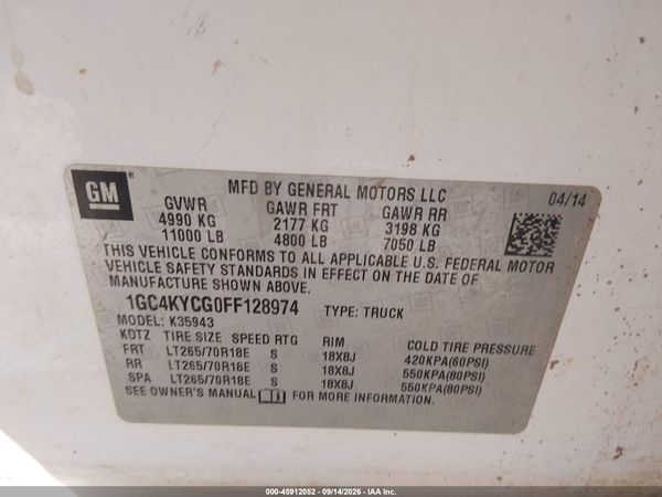 2015 CHEVROLET SILVERADO 3500HD WORK TRUCK — I9