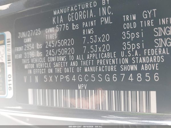 2025 KIA TELLURIDE S