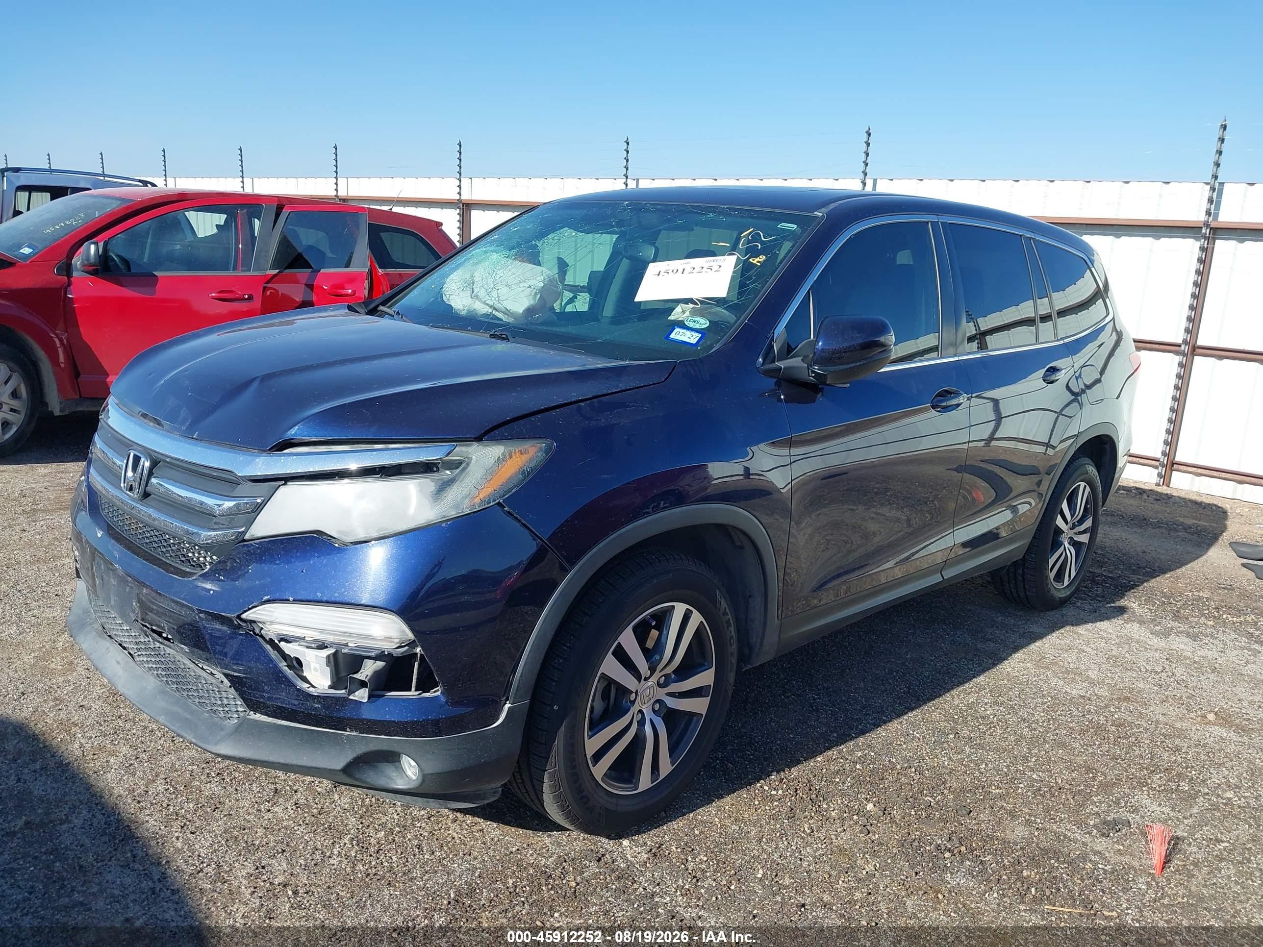 2018 HONDA PILOT EX-L — I2