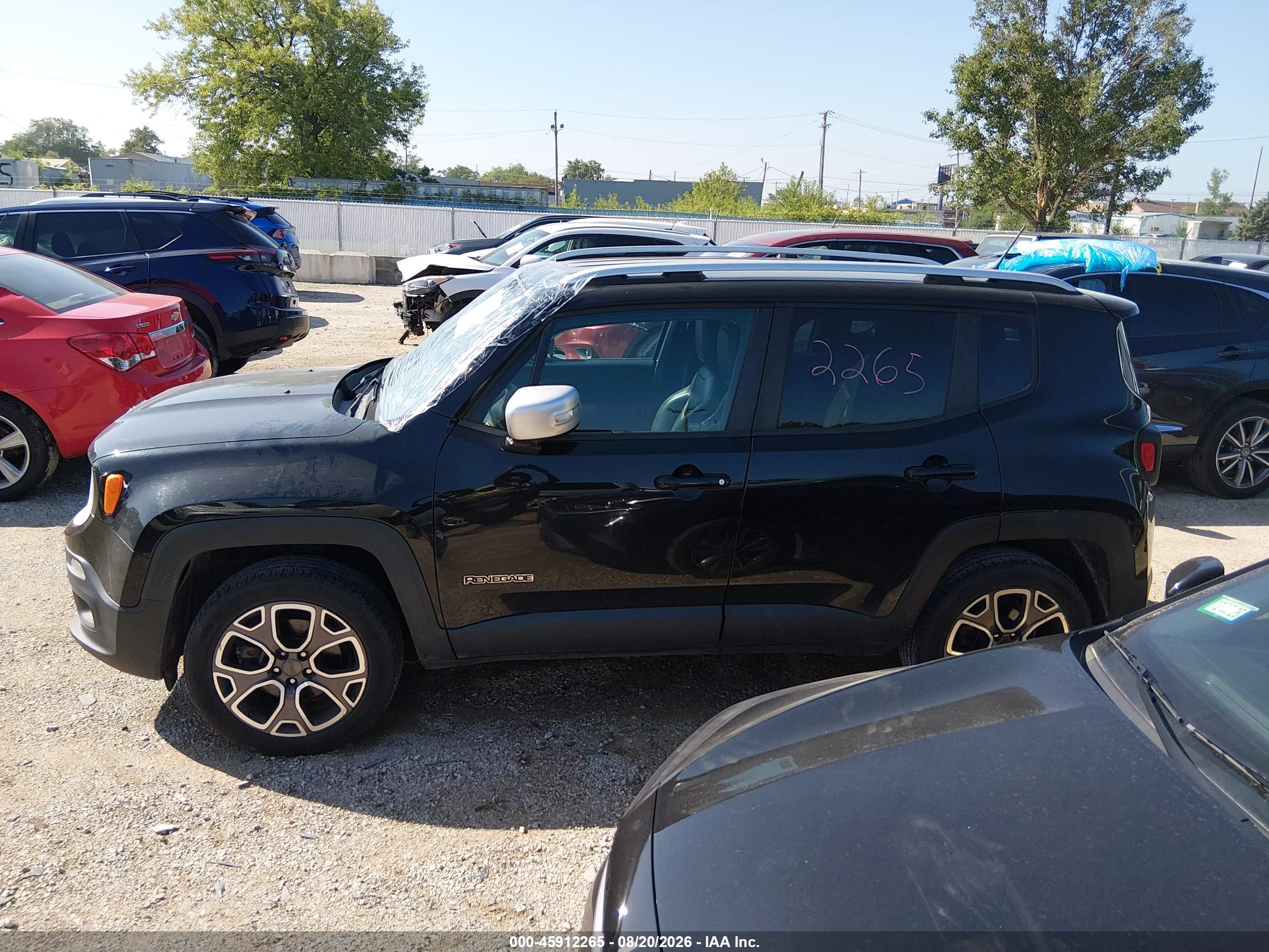 2016 JEEP RENEGADE LIMITED