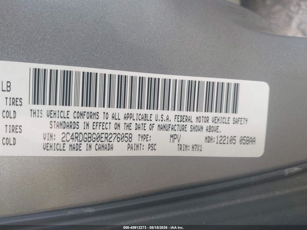 2014 DODGE GRAND CARAVAN AMERICAN VALUE PKG