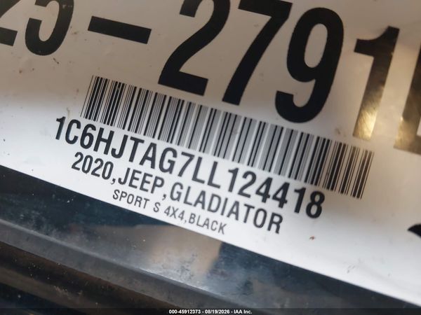 2020 JEEP GLADIATOR SPORT S 4X4