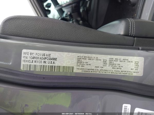 2023 DODGE DURANGO SXT RWD