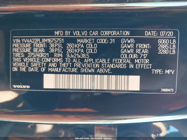 2021 VOLVO XC90