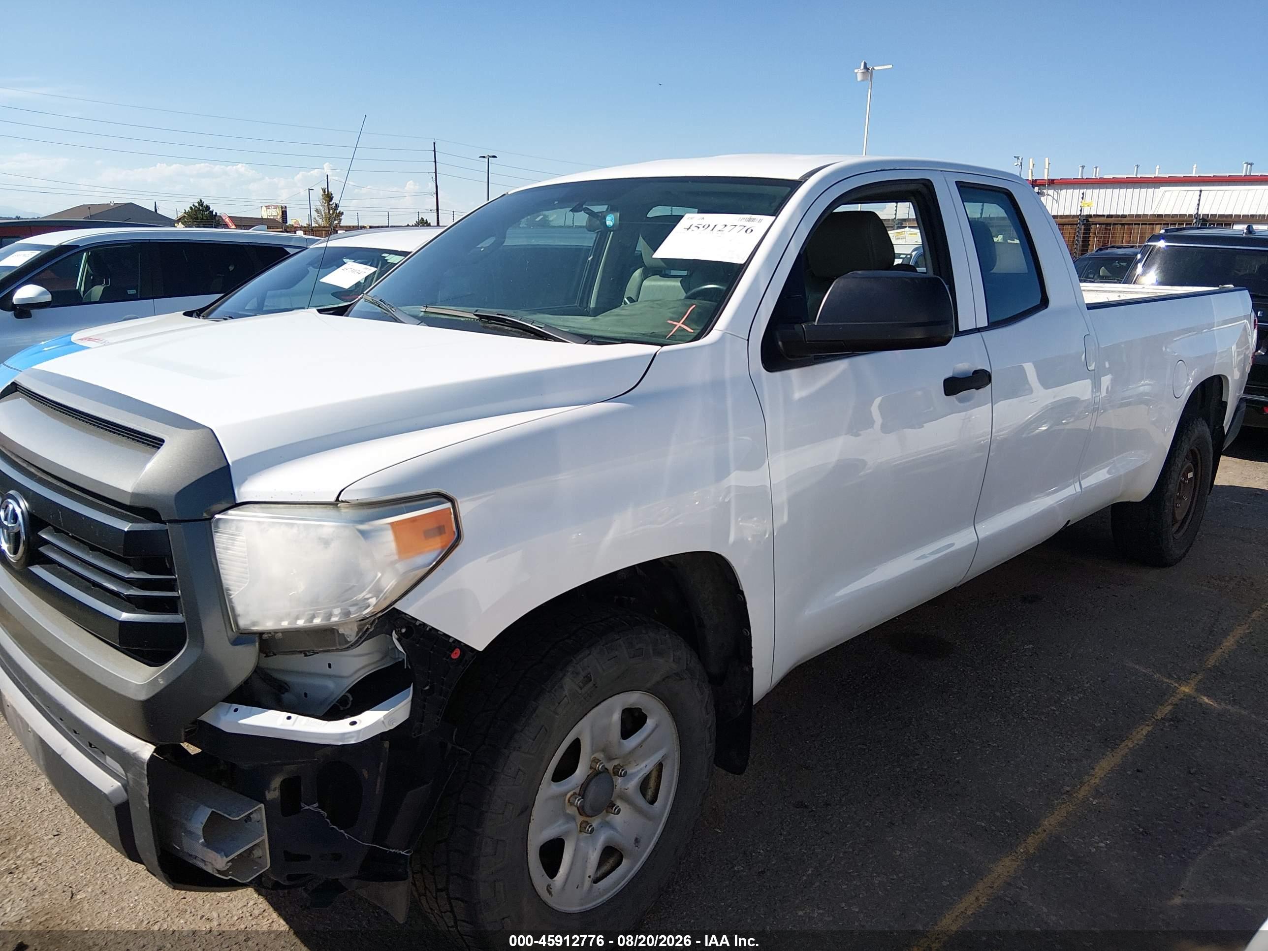 2017 TOYOTA TUNDRA SR 5.7L V8