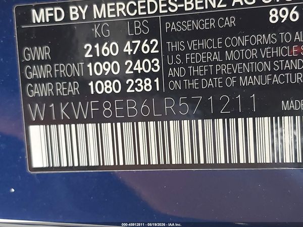 2020 MERCEDES-BENZ C 300 4MATIC