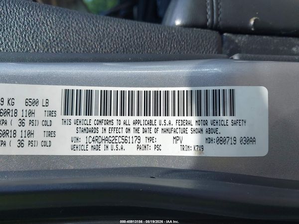 2014 DODGE DURANGO SXT