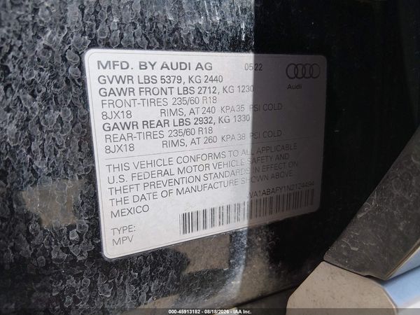 2022 AUDI Q5