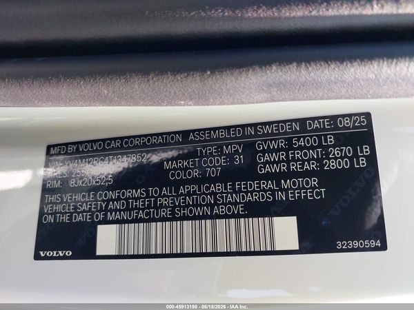 2026 VOLVO XC60 B5 PLUS