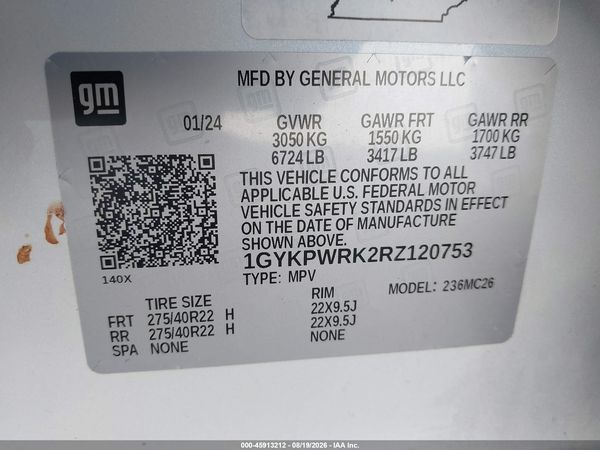 2024 CADILLAC LYRIQ SPORT W/1SK