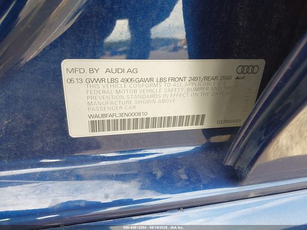 2014 AUDI A4 2.0T PREMIUM