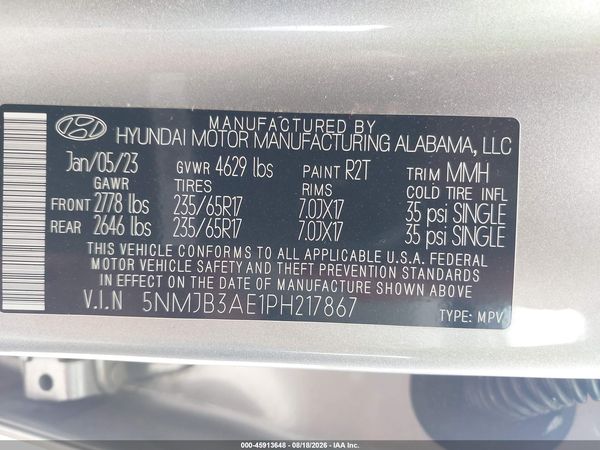 2023 HYUNDAI TUCSON SEL