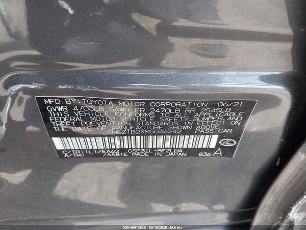 2021 LEXUS IS 350 F SPORT