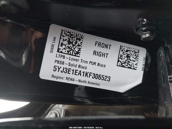 2019 TESLA MODEL 3