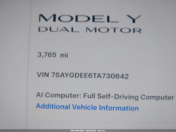 2026 TESLA MODEL Y