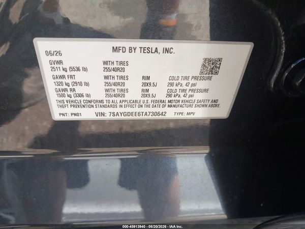 2026 TESLA MODEL Y