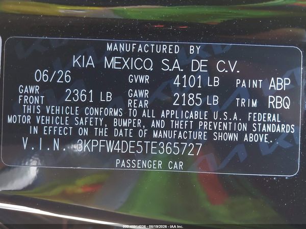 2026 KIA K4 GT-LINE