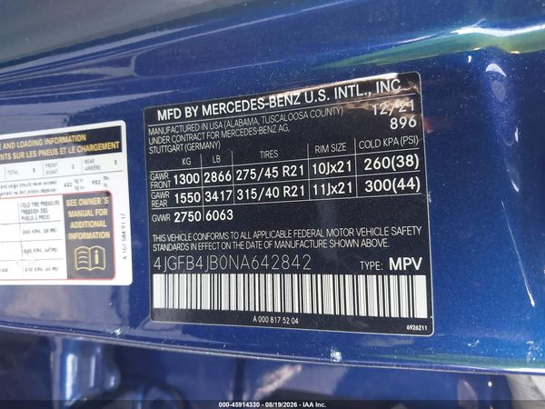 2022 MERCEDES-BENZ GLE 350 GLE350