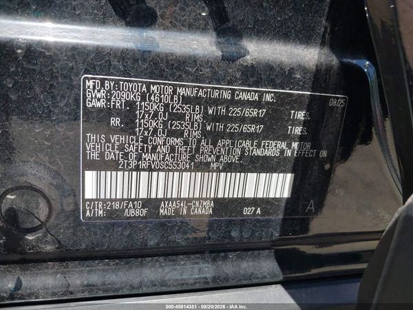2025 TOYOTA RAV4 XLE