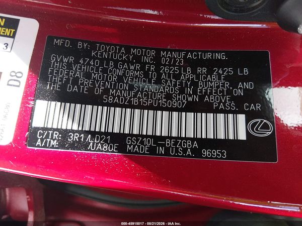 2023 LEXUS ES 350 350 Premium — I9