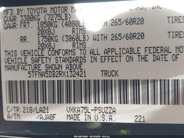 2024 TOYOTA TUNDRA PLATINUM