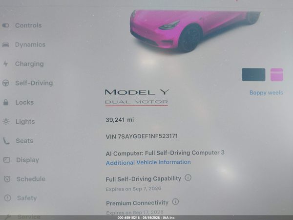 2022 TESLA MODEL Y
