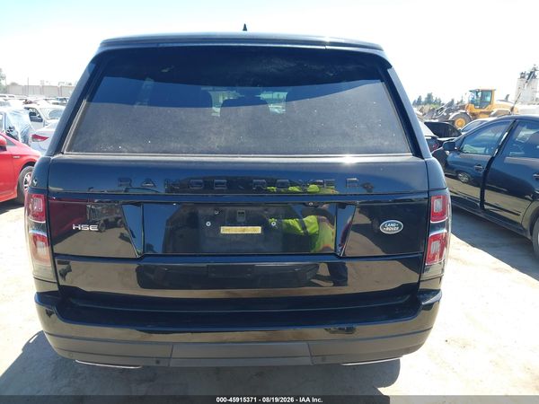 2019 LAND ROVER RANGE ROVER 3.0L V6 SUPERCHARGED HSE
