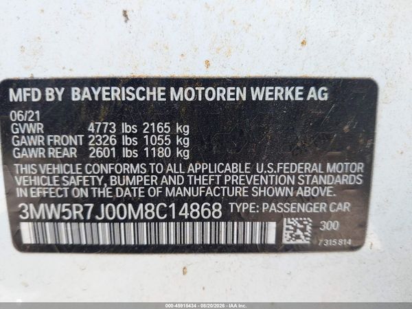 2021 BMW 330I XDRIVE