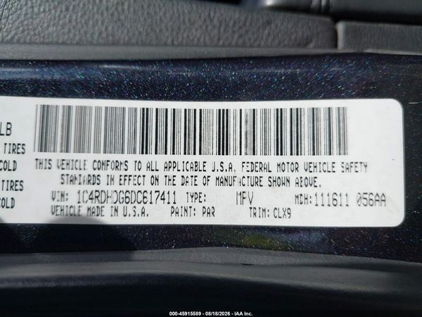 2013 DODGE DURANGO CREW
