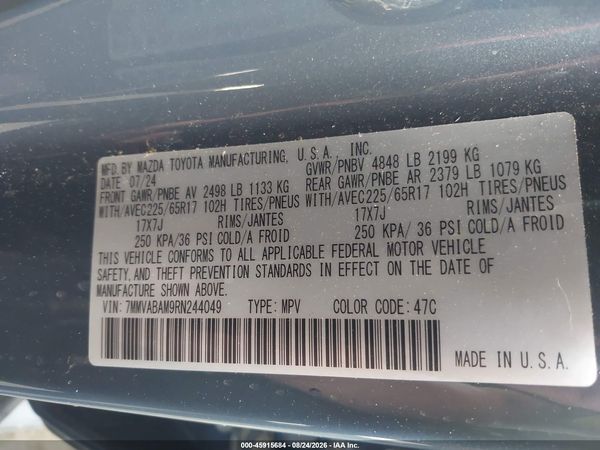 2024 MAZDA CX-50 2.5 S SELECT — I9