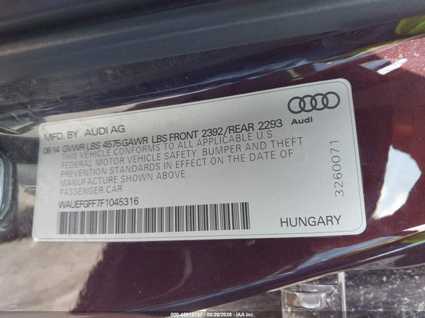 2015 AUDI A3 2.0T PREMIUM