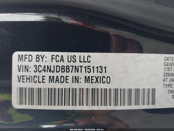 2022 JEEP COMPASS LATITUDE 4X4