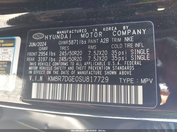 2025 HYUNDAI PALISADE