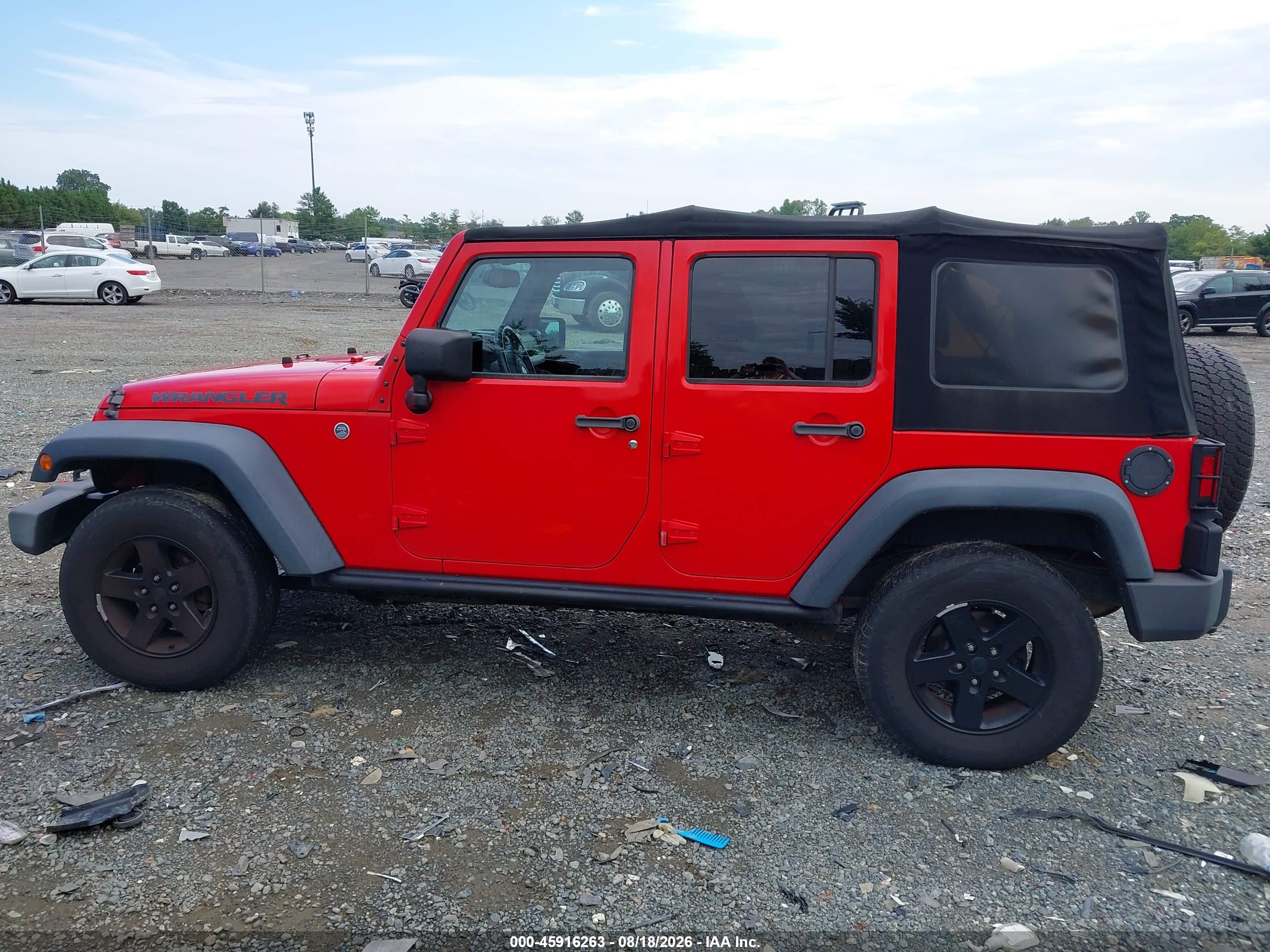 2016 JEEP WRANGLER UNLIMITED BLACK BEAR