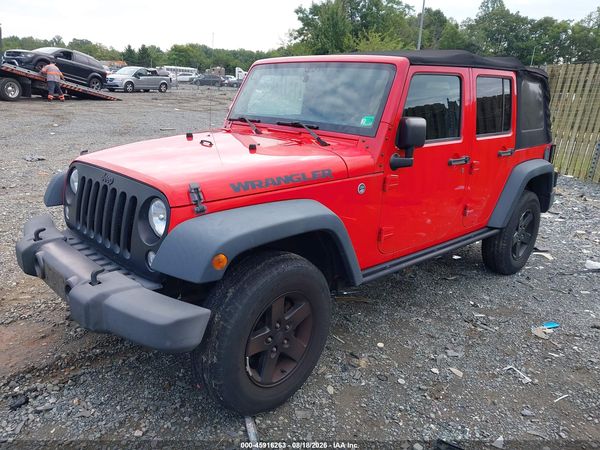 2016 JEEP WRANGLER UNLIMITED BLACK BEAR