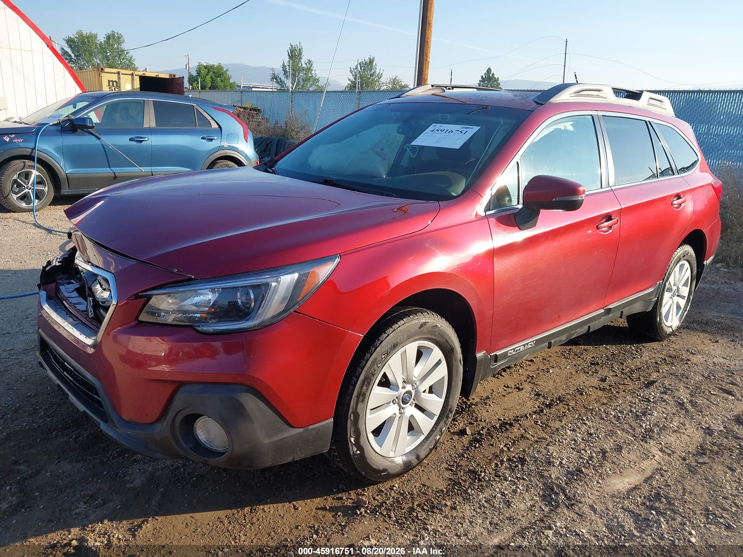 2018 SUBARU OUTBACK 2.5I PREMIUM — I2