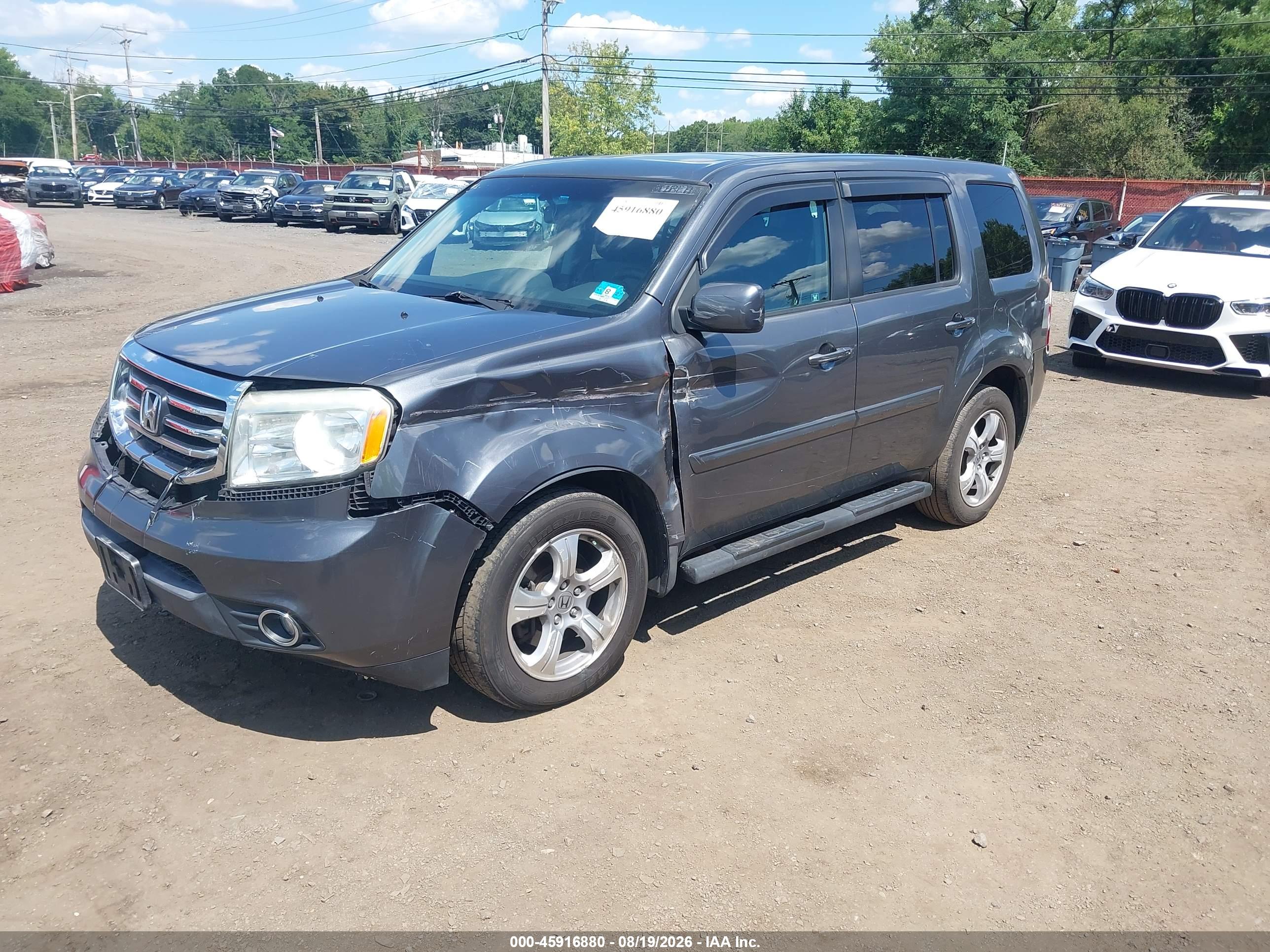 2012 HONDA PILOT EX-L — I2