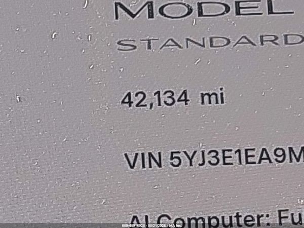 2021 TESLA MODEL 3