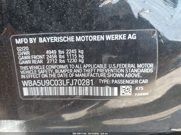 2020 BMW M340I M340I XDRIVE