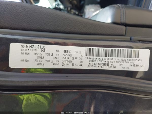 2015 DODGE DURANGO SXT